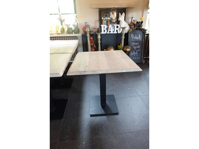 10x houten tafel - afbeelding 1 van  5