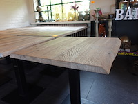 10x houten tafel - afbeelding 3 van  5