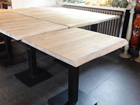 10x houten tafel - afbeelding 4 van  5