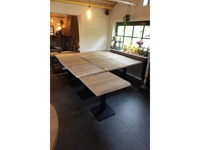 10x houten tafel - afbeelding 5 van  5