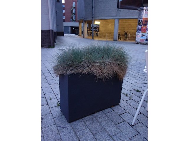 10x kunstof bloembak + verlichting - afbeelding 7 van  10