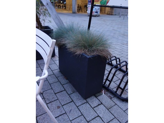 10x kunststof bloembak + verlichting - afbeelding 5 van  10