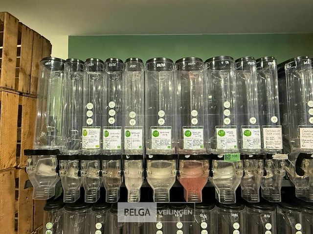 10x kunststof dispensers voor levensmiddelen - afbeelding 1 van  5