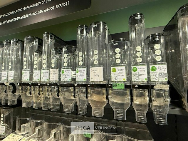 10x kunststof dispensers voor levensmiddelen - afbeelding 1 van  5