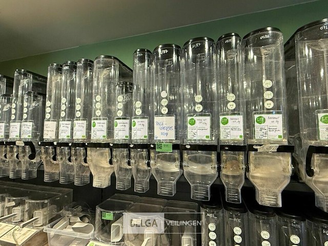 10x kunststof dispensers voor levensmiddelen - afbeelding 1 van  5