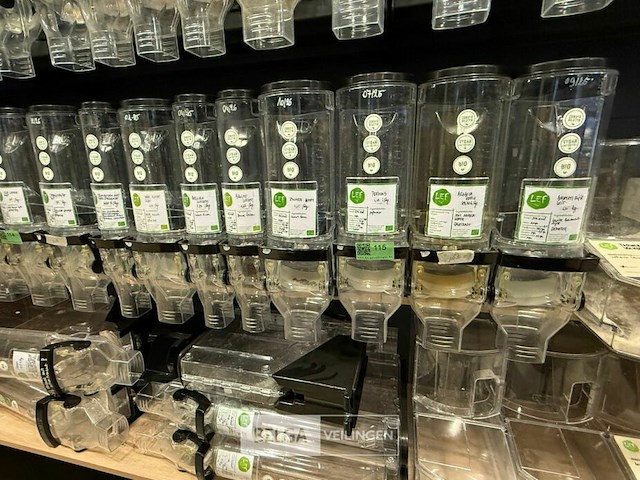 10x kunststof dispensers voor levensmiddelen - afbeelding 1 van  5