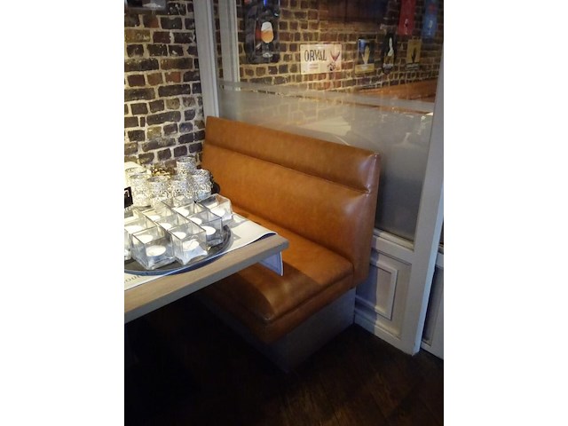 10x lederen zitbank - afbeelding 5 van  7