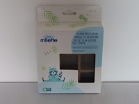 10x milette baby care siliconen papkommetje