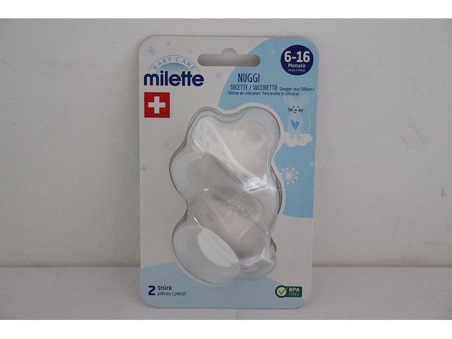 10x milette fopspeen 2 stuks - afbeelding 2 van  4