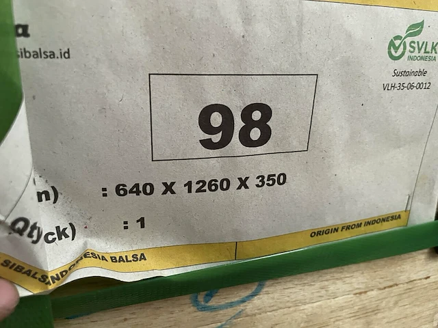 10x pallet balsa hout - afbeelding 2 van  11