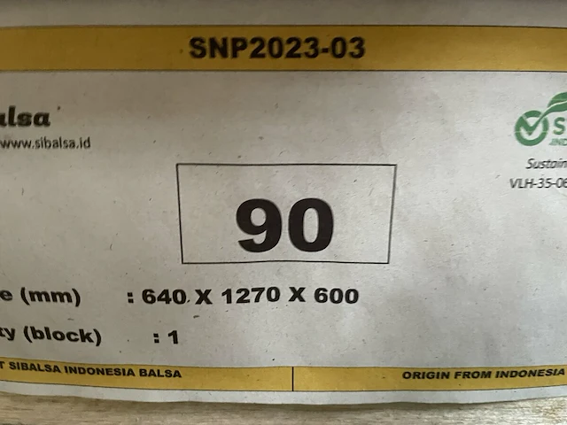 10x pallet balsa hout - afbeelding 3 van  11