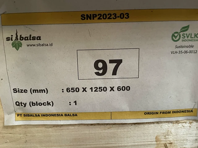 10x pallet balsa hout - afbeelding 7 van  11