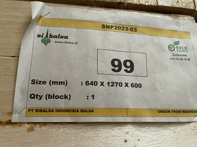 10x pallet balsa hout - afbeelding 11 van  11
