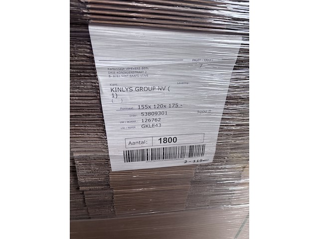 10x pallet diverse kartonnen dozen - afbeelding 5 van  7
