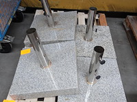 10x parasol & 4x parasolvoet - afbeelding 2 van  2