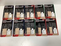(10x) parkside houtverbindingsset - 33 & 28-delig - houtboor - afbeelding 1 van  4