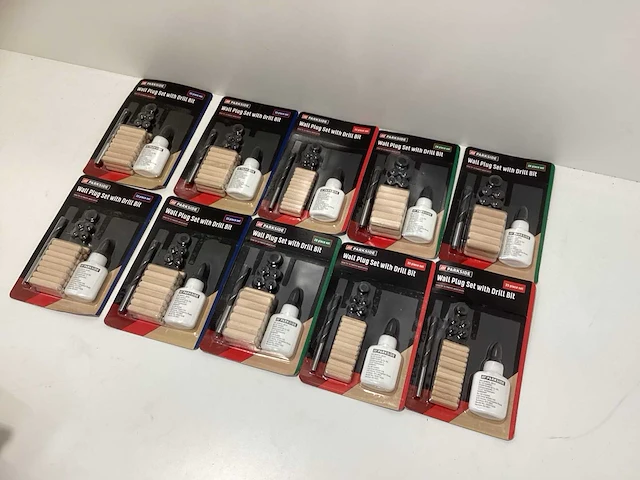 (10x) parkside houtverbindingsset - 33 & 28-delig - houtboor - afbeelding 1 van  4