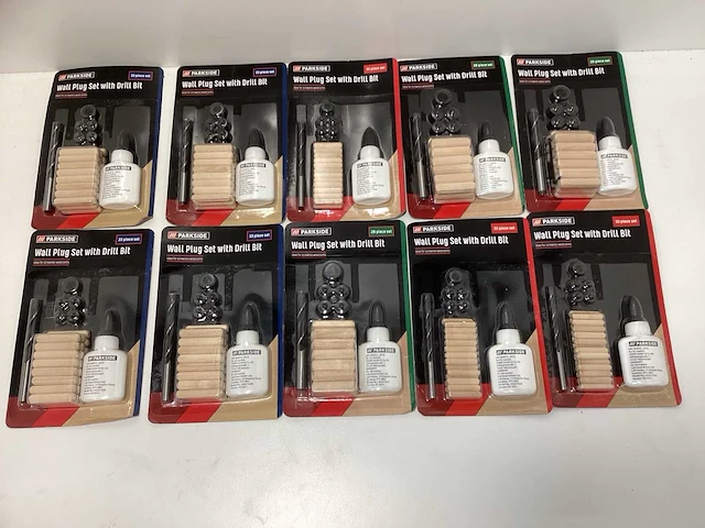 (10x) parkside houtverbindingsset - 33 & 28-delig - houtboor - afbeelding 2 van  4