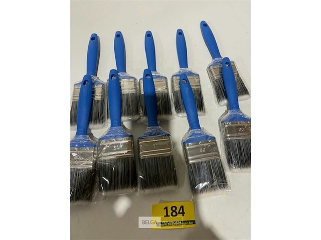 10x platte verfborstel 60mm - afbeelding 3 van  3