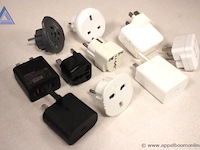 10x reisadapters, waaronder 1x samsung, werking niet gekend - afbeelding 1 van  1