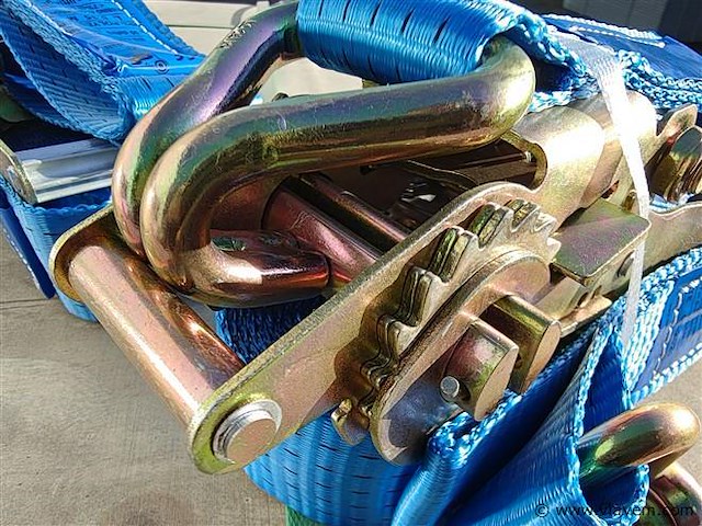 10x spanbanden 5 ton 9 m ergonomisch short - afbeelding 4 van  4