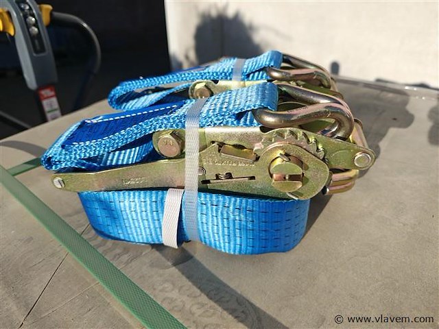 10x spanbanden 5 ton 9 m ergonomisch short - afbeelding 4 van  5