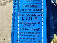 10x spanbanden 5 ton 9 m ergonomisch short - afbeelding 3 van  4