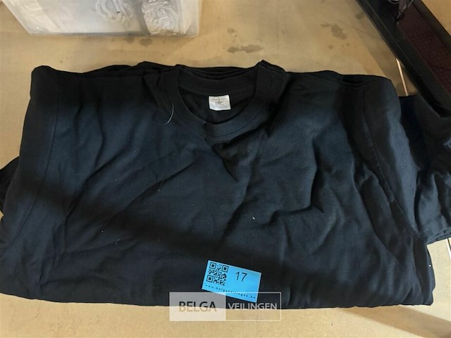10x t-shirt zwart l - afbeelding 1 van  3