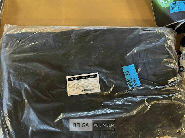 10x t-shirt zwart xxl - afbeelding 1 van  3