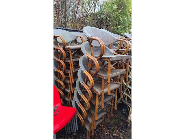 10x terrasstoel - afbeelding 3 van  3