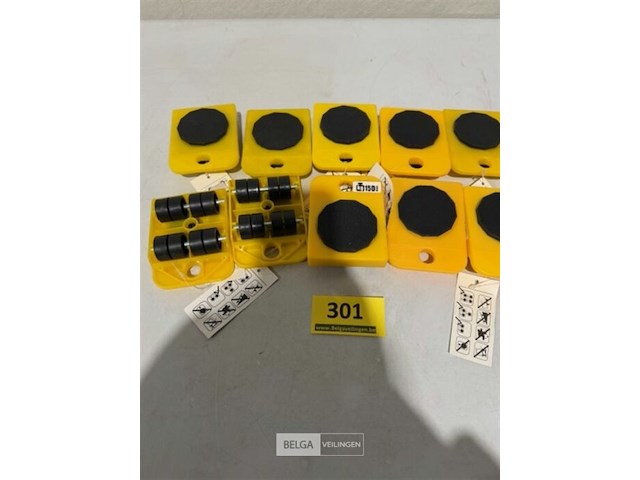 10x transportwiel 150 kg per stuk - afbeelding 2 van  3