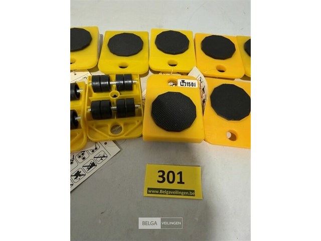 10x transportwiel 150 kg per stuk - afbeelding 3 van  3