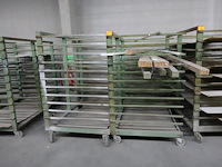 10x verrijdbaar metalen droogrek - afbeelding 5 van  6