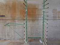 10x verrijdbare metalen droogrek - afbeelding 1 van  3