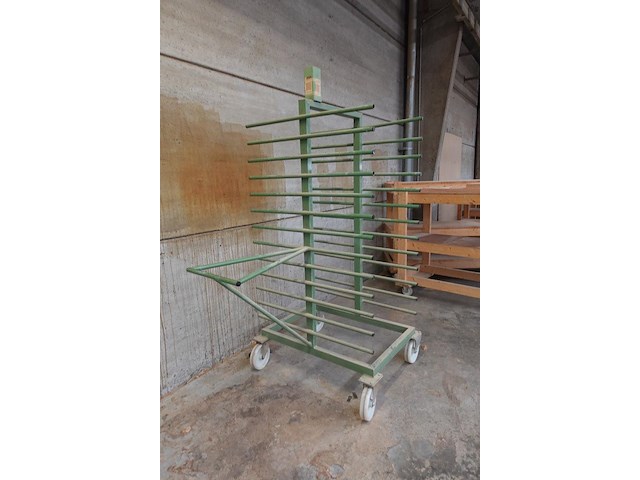 10x verrijdbare metalen droogrek - afbeelding 3 van  3