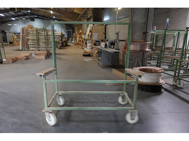 10x verrijdbare metalen kar - afbeelding 2 van  5