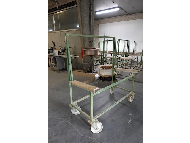 10x verrijdbare metalen kar - afbeelding 3 van  5