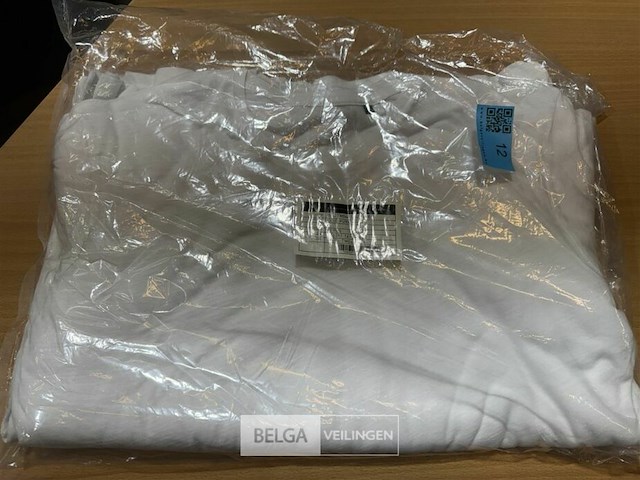 10x witte t-shirts xl - afbeelding 5 van  5