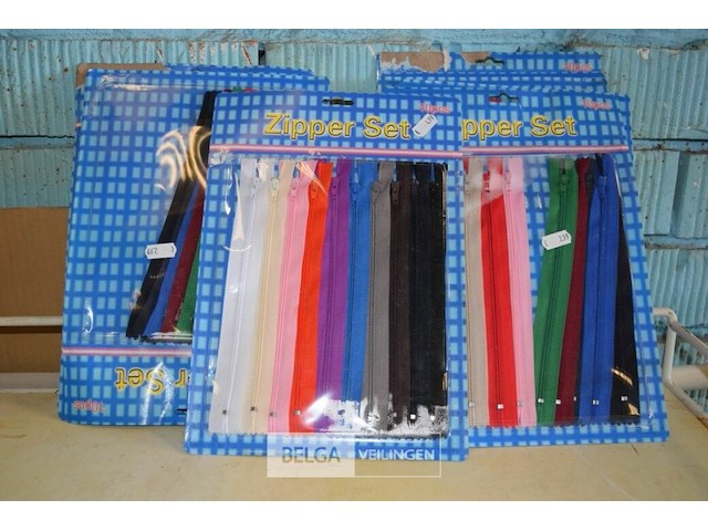 10x10st ritssluitingen - afbeelding 1 van  2