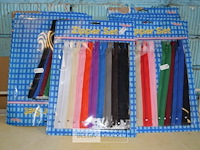 10x10st ritssluitingen - afbeelding 1 van  2