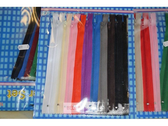 10x10st ritssluitingen - afbeelding 2 van  2