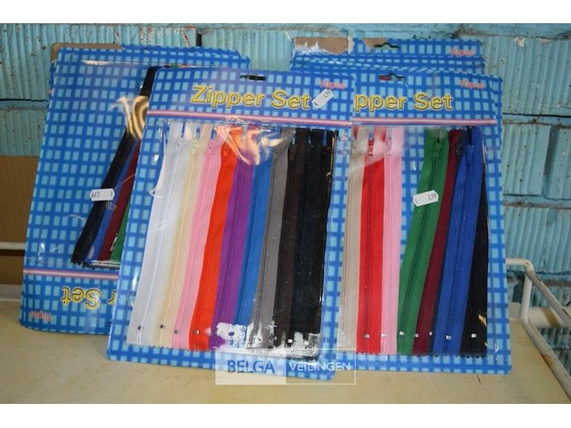 10x10st ritssluitingen - afbeelding 1 van  2