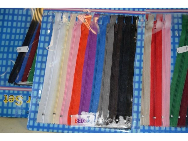 10x10st ritssluitingen - afbeelding 2 van  2