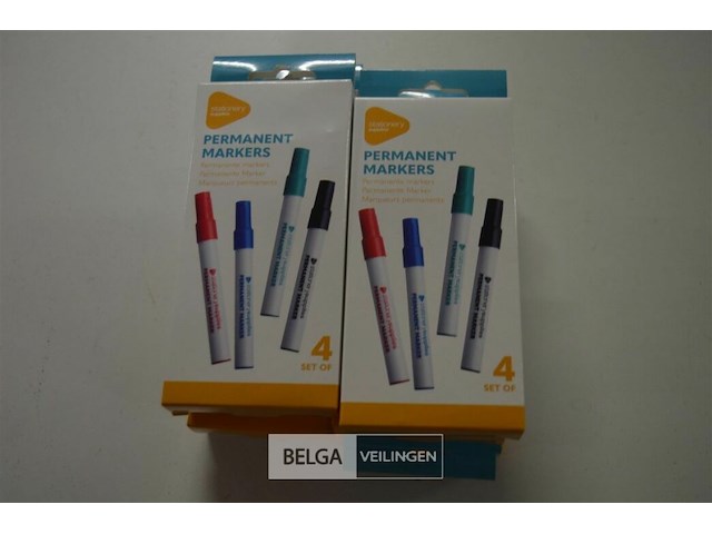 10x4st markeerstiften - afbeelding 1 van  2