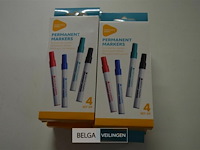 10x4st markeerstiften - afbeelding 1 van  2