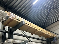 11 aluminium profielen, afmetingen 300x50x2,5 mm, lengte 6000mm