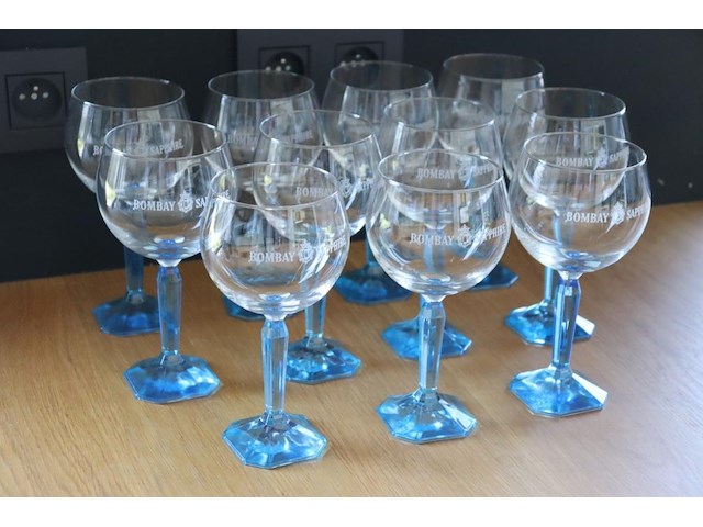 11 ballon bombay sapphire gin tonic coctailglazen - afbeelding 1 van  5