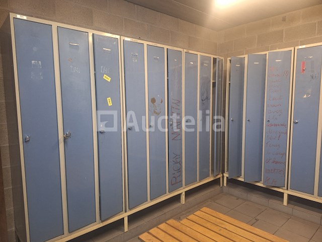 11-blok metalen lockers/lockers - afbeelding 4 van  4