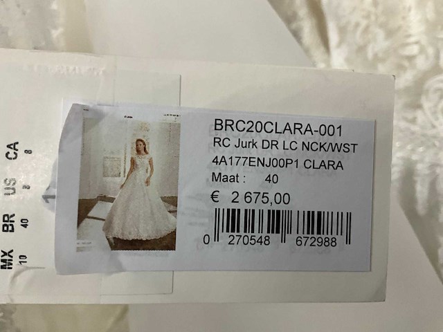 11 bruidsjurken rosa clara (totaalprijs) - afbeelding 9 van  27