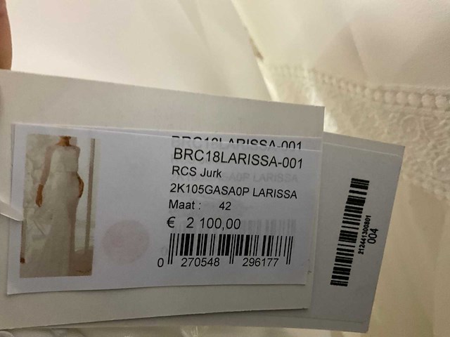 11 bruidsjurken rosa clara (totaalprijs) - afbeelding 15 van  27